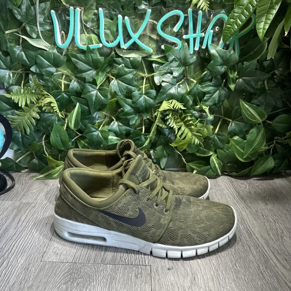 Nike SB Stefan Janoski Max Legion Green Black 631303-300 Mens Size 9.5 main image 4